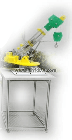 透明液压吊车模型